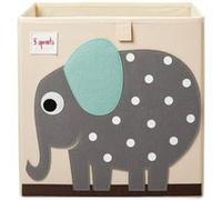 Cube de rangement jouets Eléphant 3 Sprouts Multicolore G