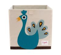 Cube de rangement Paon 33 x 33 cm - 3 Sprouts