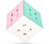 Cube de vitesse 3 x 3 sans autocollant pour enfants et adultes - Cube puzzle lisse et rapide - Amusant et divertissant - Développe la motricité, la dextérité - Stimule et défie l'esprit