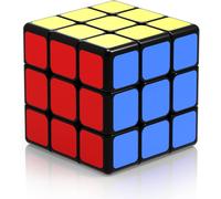 Cube de Vitesse 3x3,Qixing 3x3x3 Speed Cube Sticker Super-Durable avec des Couleurs Vives (3x3x3)
