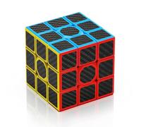 Cube de Vitesse 3x3 Speed Cube Carbon Fiber 3x3 Cube Magique Plus Rapide Que l'original (Carbon Fiber)