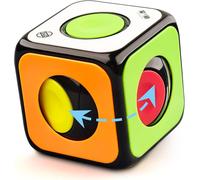 Cube de Vitesse,Cube Magique Speed Cube; Autocollant Spin Lisse Super Durable avec des Couleurs Vives pour; Facile à Tourner et à Lisser(1x1x1)