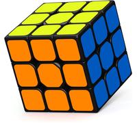 Cube de Vitesse,Cube Magique Speed Cube; Autocollant Spin Lisse Super Durable avec des Couleurs Vives pour; Facile à Tourner et à Lisser(3x3x3)