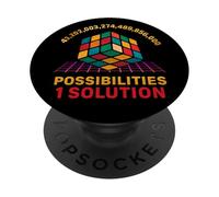 Cube de Vitesse One Solution PopSockets PopGrip Adhésif