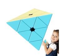 Cube de vitesse Pyramid, cube de vitesse sans autocollants, pédagogique | Cube magique Premiers pas du troisième niveau : jeu de logique puzzle 3D pour d