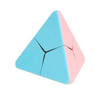 Cube de vitesse Pyramid sans autocollant | Puzzle Cube Premiers pas du troisième niveau : jeu de logique puzzle 3D pour le