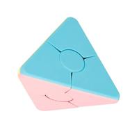 Cube De Vitesse Pyramidale, Cube De Vitesse Pyramidale Sans Autocollant - Cube Puzzle Lisse Sans Adhésif, Macaron Comment Commencer Jouet Puzzle Cube Magique Triangulaire, Cubes De Vitesse Éducatifs