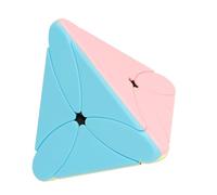Cube De Vitesse Sans Adhésif, Cube Pyramidal, Cube Puzzle Magique Pyramidale Sans Adhésif, Macaron Comment Commencer Jouet Puzzle Cube Magique Triangulaire, Cubes De Vitesse Éducatifs Color Caramell
