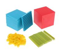 Cube Décimal En Plastique Pour L'Apprentissage Des Maths, Jouet Éducatif Montessori, 121, 10cm