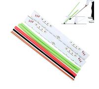 Cube d'entraînement de swing de golf 3D - Boîte d'alignement magique, correction de piste avec instructions vidéo, design compact et portable, mécanisme de roulement doux | Aide idéale pour les