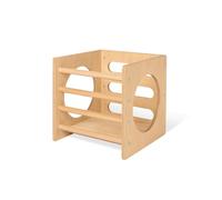 Cube d'escalade bois naturel kari