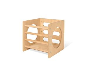 Cube d'escalade bois naturel kari