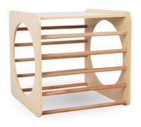 Cube d'escalade en bois - Jouet Montessori - Jouet à Bascule - Utilisation intérieure/extérieure - Max 80 KG