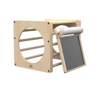 Cube d'escalade + Tableau créatif en bois FSC®