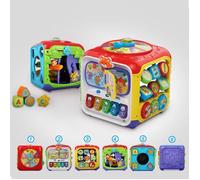 Cube d'Éveil Jouet Bébé Cubes Découvertes - SWAREY - Fisher Price Classic - Boulier Enfant - Multicolore