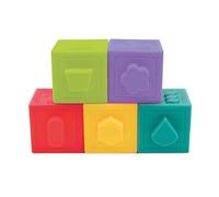 Cube d'éveil - LUDI - 30070 - 5 cubes souples - Jouet éducatif - 100% PVC
