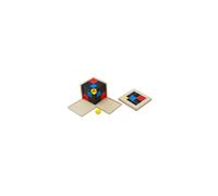 Cube du Trinôme Montessori - Apprentissage Concret de l’Algèbre et Développement de la Logique - Matériel Éducatif en Bois dès 4 Ans (H200-2/A161)