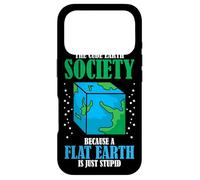 Cube Earth Society Plate Earth Planet Just Stupid Space Lover Coque pour iPhone 17 Pro