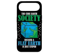 Cube Earth Society Plate Earth Planet Just Stupid Space Lover Coque pour iPhone Air