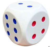 Cube éducatif en mousse PU 15 cm Aucune cube géant sécurisé chiffres lisibles apprentissage maths probabilités jeux de société