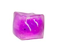 Cube élastique Fidgets, Jouet à Presser réaliste, 2,17 x 2,17 Pouces, Anti-Stress avec Corps Transparent, Jouets sensoriels en Silicone Souple, Jouet apaisant avec Style Aquatique Amusant, Gadget