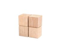 Cube en bois brut, bloc de sculpture balsa, barre carrée massif, bande tilleul for modèle, matériau construction artisanal Blocs De Sculpture En(40x40x40mm 4Pcs)