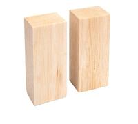 Cube en bois brut, bloc de sculpture balsa, barre carrée massif, bande tilleul for modèle, matériau construction artisanal Blocs De Sculpture En(40x60x150mm 2Pcs)