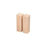 Cube en bois brut, bloc de sculpture balsa, barre carrée massif, bande tilleul for modèle, matériau construction artisanal Blocs De Sculpture En(30x30x100mm 2Pcs)