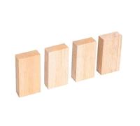Cube en bois brut, bloc de sculpture balsa, barre carrée massif, bande tilleul for modèle, matériau construction artisanal Blocs De Sculpture En(25x60x100mm 4Pcs)