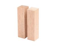 Cube en bois brut, bloc de sculpture balsa, barre carrée massif, bande tilleul for modèle, matériau construction artisanal Blocs De Sculpture En(40x40x150mm 2Pcs)