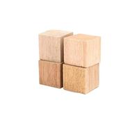 Cube en bois brut, bloc de sculpture balsa, barre carrée massif, bande tilleul for modèle, matériau construction artisanal Blocs De Sculpture En(50x50x50mm 4Pcs)