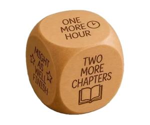 Cube en bois pour décision de lecture