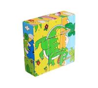 Cube en bois puzzle éducatif interactif | Casse-tête éducatif pour maison, école, chambre d'enfant, anniversaire, voyage, étude, salle de nfance