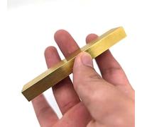 Cube en Laiton, Plaque métallique Bâton carré Solide 5 mm 6 8 10 12 15 20 x 200 Petit Quatuor Brassiness Bar cuivre mécanique (Taille : 35X35X35mm)(8X8X200mm)