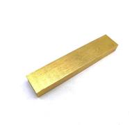 Cube en Laiton, Plaque métallique Bâton carré Tige Mince Solide 5 mm à 20 x 200 Petit Quatuor Brassiness Bar cuivre mécanique (Taille : 6X6X200mm)(12X12X200mm)