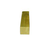 Cube en Laiton, Plaque métallique Bloc Bar Tige Carrée Feuille DIY Rivet Matériau de Construction 1pcs Cuivre mécanique (Taille : 20x20x20mm)(8x8x200mm)
