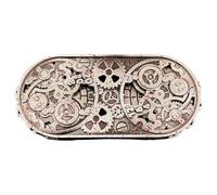 Cube en métal - Jeu de rotation professionnel - Jouet en d'aluminium - Accessoires de table gravés - Spinner avec équipement avancé - Spinner mécanique robuste pour jeu de rôle