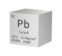 Cube en tungstène de 2,5 cm - Densité du métal - Outil d'enseignement de pureté de 99,95 % - Cadeau pour étudiants, enseignants, amateurs de chimie, collection de matériaux, bricolage, expériences en