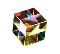 Cube en verre de qualité supérieure pour les photographes professionnels, les éducateurs, les passionnés de sciences, avec de rangement en velours, outils pédagogiques de physique optique