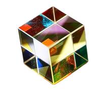 Cube en verre optique clair haute transparence RVB, 40MM | Convient laboratoires de physique, arts visuels et démonstrations éducatives, différentes tailles 30