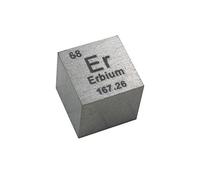 Cube en zirconium, Cubes métalliques de densité avec une longueur de côté de 10 mm, adaptés