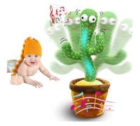 CUBE EVEIL - Cactus Qui Danse et Répète ce Que Vous Dites - Cactus Ballerino - Vert - 120 Chansons