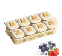 Cube Food Freezer Tray - Meat Puree Container for Meal Storage