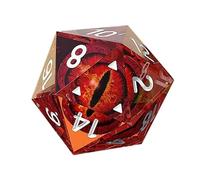Cube globe oculaire - Jeu de rôle, RPG Dice Set | Dragon Eye Dice Cube Polyédrale Créateur à la Main Ensemble de dés RPG polyédriques avec bords tranchants Belles inclusions pour jeu de société