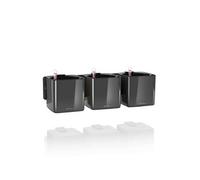 Cube Glossy Green Wall Home kit - 48x14x14 cm - anthracite ultra brillant