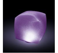 Cube gonflable étanche à led multicolore Intex 23x23x22cm