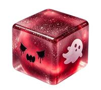 Cube Halloween Doux À Retour Lent Design Fantôme