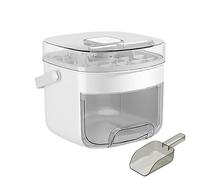 Cube Ice Maker, Freezer Tray, 6.69x6.1x5.51 Inches, Press Type Non Stick Design, Handle and Lid Included, Ideal for Kitchen Picnic Camping Outdoor Parties Daily Use, Long Lasting
