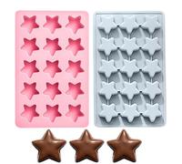 Cube Ice Mold - 2 Pieces Easy Release Food Grades | Cute Ice Maker Silicone Molds | For Freezer Cocktail Bourbon Whiskey Home Kitchen Restaurant Bar Summer Party Holiday