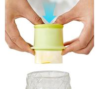 Cube Ice Moul Maker, Moules de glace pour cocktails | Grand fabricant de cubes simples avec couvercle | Gadget de cuisine, rangement empilable, rangement du congélateur, accessoires de barman Grade al